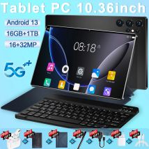 Tablet Android 5G 2026 Nueva de 10.36 Pulgadas, 16GB RAM, 1TB ROM, 20000mAh, WiFi, Android 13.0, 14 Núcleos, Bluetooth, Versión Global