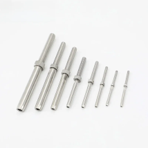 SGYM Swage Stud 2/2.5/3/4/5/6/8/10mm Wire Rope Right Hand Thread Stainless Steel 316 End Terminal Rope Fittings Cable Railing