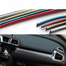 Overe 5m Car Interior Decorative Thread Stickers Trim Strip For Kia Rio Ceed Sportage Cerato Sorento Mazda CX-7 6 Mini Cooper