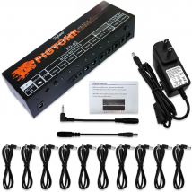 Pigtone PD-02 Guitar Pedal Power Supply 10 Way Output Electric Guitar Effects Power With USB Charge