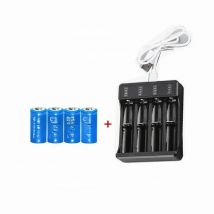 CR123A LED Flashlight Travel Wall Charger 16340 CR123A Battery 3.7V 16340 Rechargeable Battery 5800mAh Lithium ion Battery