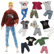 For 30cm Ken Stylish Male Doll Clothes Fashion Boys Men's Wear Casual Sports Multi Style 1/6 Accessories Uniform Shorts Trousers