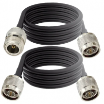 1pcs LMR195 Cable N Male To N Male & Female Connector  Low Loss Extension Jumper Cable 50ohm LSR195