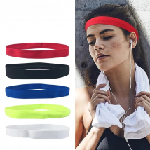 Men Women Headband Sport Sweat Hair Bands Forehead Protection Running Fitness Yoga Tenis Elastic Sweatband