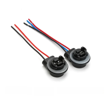 2X T25 3156 P27W 3157 P27/7W  Female Socket Car Lamp Lights Adapter Extension Connector Plug Bulb Holder LED Socket Adaptor