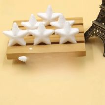 50PCS 30MM Mini White Star Foam Star Christmas Ornaments Tree Stars for Christmas Party Decoration Kids Gift DIY Craft Supplies