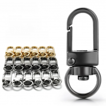 6 Pcs/Lot Keychain DIY Accessories Dog Collar Buckles Swivel Trigger Clip Connector For Bag Clasp High Quality Key Ring DIY P024