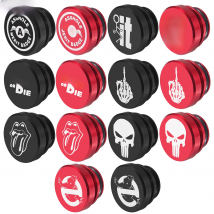 1 PC Universal 12V Car Cigarette Lighter Button Cover Accessories No Smoking Ride or Die Funny Button Car Cigarette Lighter Plug