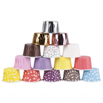 50pcs Golden Muffin Cupcake Paper Cup Oilproof Cupcake Liner Baking Cup Tray Case Wedding Party Caissettes Wrapper baby shower
