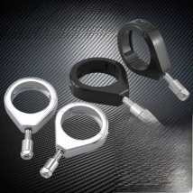 Motorcycle Turn Signal Mount Bracket Fork Clamps for Harley Dyna Street Bob FXDB V Rod Softail Standard Sportster XL 883 1200