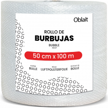 Rotolo di plastica a bolle lunghe 50 cm e 100 metri |   Imballaggio, traslochi, protezione, scatole