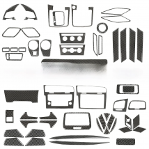 Carbon Fiber Accessories Car Transmission Shift Panel AC Switch Headlight Frame Trim For VW Golf 7 GTI R GTE GTD MK7 2013-2019