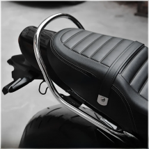 WOOGA Passenger Grab Bar For Kawasaki Z900RS Z650RS 2018-2025 Cafe Rear Luggage Rack Back Rest ZR900-K Pillion Hand Rail Handle