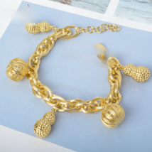 Sunny Jewelry Fashion Cute Charm Bracelets Pumpkin Gourd For Women Hand Chains Link Chain High Quality For Engagement Gift