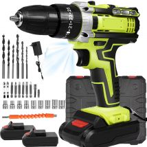 Trapano a percussione a batteria da 28 V, cacciavite elettrico, trapano a percussione elettrico, mini trapano a mano a batteria, utensile elettrico a batteria agli ioni di litio