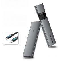 Vention M.2 NVMe SSD Enclosure NVMe SATA to USB 3.1 Gen2 C 10Gbps SSD Adapter Support Phone Tablet PC USAP NVMe M2 SSD Case