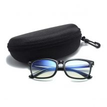 1pc Mens Stylish Glasses Case Durable Pressure-Resistant Design with Secure Zipper Closure Storage for Easy Organization
