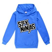 New Spy Ninjas A Kids Clothes Cotton Hooded Sweater Streetwear Sweatshirt Cartoon Pullover Hip Hop Teenager Boys Girls Clothing