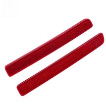 POSSBAY Car Red Lens Reflector Rear Bumper Light Lamp Cover for Land Rover Discovery 3 /Range Rover Sport Reflective Stickers
