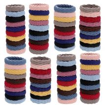 20PCS Women Girls Simple Basic Elastic Hair Bands Ties Scrunchie Ponytail Holder Rubber Bands Fashion Headband Hair Accessories