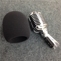 High Quality Microphone Ball Shape Foam Cover  For Vintage Microphone Classic Microphone Windscreen Inner Size 60*98mm