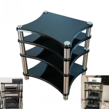 Complete Set HiFi Rack Amplifier Audio Racks Cabinet Equipment Frame Shelf Shock Absorber Isolator Feet Spikes Support