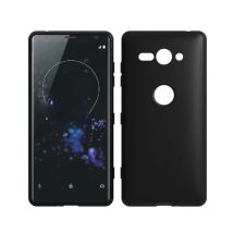 black matte Skid-proof Soft TPU Silicone Case Cover for Sony Xperia XZ2 Compact