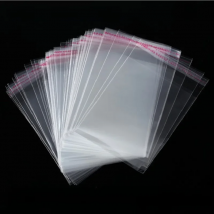 100pcs Transparent Self Adhesive Seal Bags OPP Plastic Cellophane Bags Gifts Candy Bag & Pouch Jewelry Packaging Bag