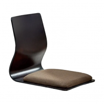 (2pcs/lot) Japanese Chair Design Home Living Room Furniture Kotatsu Table Chair Tatami Zaisu LegLess Floor Chair Black Finish