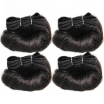 Brazilian Curly Hair Weave Bundles 100% Human Hair 4 Bundles Afro 1B 30 Burgundy Bundles Hair Extension 5 5 6 7 Inches Remy Hair