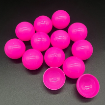 50Pcs Diameter38MM 1.49Inch Colorful Plastic Surprise Ball Toy Capsule Empty Eggshell Can Open Box For Vending Machine Kids Gift