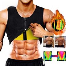 Men Body Shaper Waist Trainer Sauna Suit Sweat Vest Slimming Underwear Weight Loss Shirt Fat Burner Workout Tank Tops Shapewear