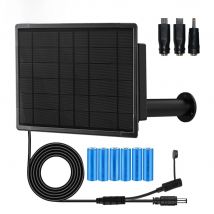 12w Mini Solar Panel Powered Install 18650 Battery Outdoor Waterproof Charger By USB 5V DC12V Home 4G WIFI Router Wifi Camera