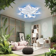 Intelligente Steuerung Hintergrund beleuchtung Decke LED Blume Decke Kronleuchter Wohnzimmer Schlafzimmer Esszimmer Innen beleuchtung