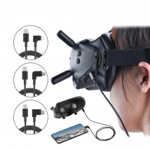 Data Cable for DJI Avata 2/FPV Combo Drone Phone Tablet Micro-USB Type-C IOS Transmission Goggles 2/V2 Adapter Accessories
