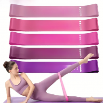 Yoga Resistance Band Rubber Bands 5 Fitness Elastic Bands Exercise Training for Pilates Extension Gym Home Exercise Equipment