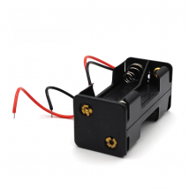 4 AAA 6V Battery Holder Case Double Side Spring Battery Holder with Wire Lead Back By Back Plastic Battery Box AAA