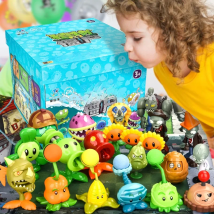 New Role PLANTS VS ZOMBIES 2 PVZ Toys Full Set Gift For Boys Box-packed Children's Dolls Action Figure Model Present Map