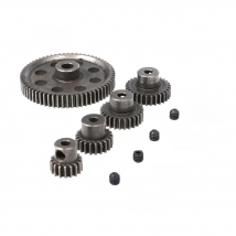 11184 Metal Diff Main Gear 64T 11181 Motor Pinion Gears 17T 21T 26T 29T for Truck 1/10 RC Parts HSP  Himoto Amax Redcat 94111