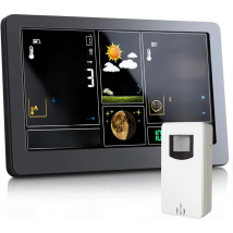 Wireless Indoor Weather Station Digital Thermometer Hygrometer Table Alarm Clock Temperature Humidity Sensor Weather Forecast