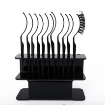 Yiernu customized Lash Tester Stick Fancy Eyelash Display Stand with 12 Eye Lash Test Sticks Holes Eyelash Displaying Testers