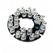 Witrue IR LED Board 24 Grain 850nm 90 Degree Diameter 44MM CCTV Accessoriesfor Surveillance Security Cameras
