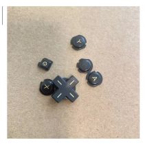 Original Limited edition For Old 3DS Buttons ABXY D-pad Power Button For 3DS Console BLACK GOLD