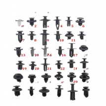 New Mixed Auto Bumper Wheel Eyebrow Fender Plastic Fastener Screw Rivet For All Cars Clip Set