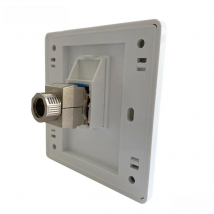 1 Port CAT8 CAT 7 RJ45 Wall Panel CAT.7 LAN Faceplate CAT.8 Network Socket For Vention UGREEN 40Gbps Super Speed Ethernet Cable