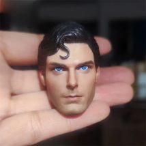 1/6 Christopher Reeve Head Sculpt Carving Model for 12" Male Soldier Action Figure Body Dolls