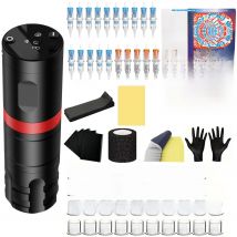 Wireless Tattoo Machine Li-battery 1500mAh Capacity Tattoo Pen Set Permanent Makeup Tattoo Machine Set Tattoo Supplies Machine