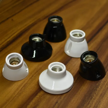 IWHD Ceramic Soquete E27 Lamp Bulb Holder Base For Table Ceiling Lamp 110-220V Fitting Douille E27 Socket Lampholder