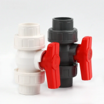 1pc 20/25/32/40/50/63-110mm PVC Pipe Union Valve Connector Water Pipe Fittings Ball Valve Agriculture Garden Irrigation Adapter