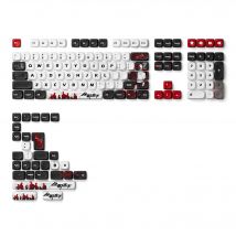 Akko The king's Avatar Theme Keycap Set MOA Profile PBT Dye-sublimation 137-Key Anime Characters Keycaps for Mechanical Keyboard
